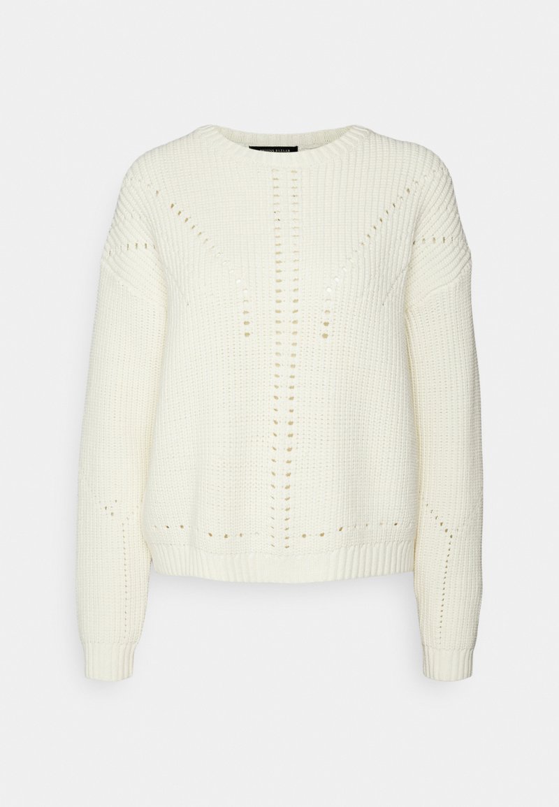 Damen Strickjacken | Bruuns Bazaar MAWAR CORINA Strickpullover snow white/weiß - OW59028 Damen Strickjacken | Bruuns Bazaar MAWAR CORINA Strickpullover snow white/weiß - OW59028