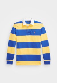 THE ICONIC RUGBY SHIRT - Poloshirt - yellow/new iris blue