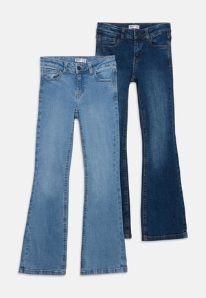 Name it, NKFPOLLY 2 PACK - Τζιν Bootcut - medium blue denim/dark blue