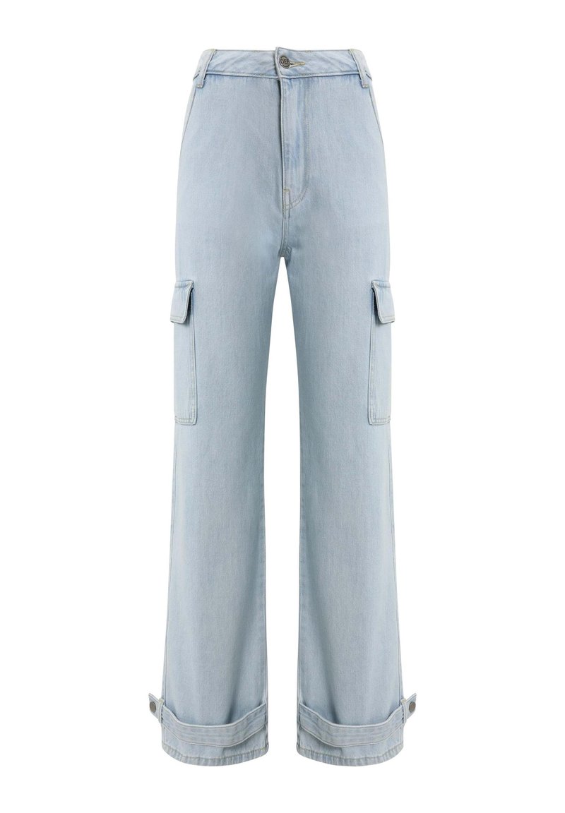 DEF Flared Jeans - denim iceblue/blau - Zalando