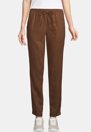 LANDS' END 524015 LEINENHOSE DAMEN BEKLEIDUNG - Tracksuit bottoms - allspice