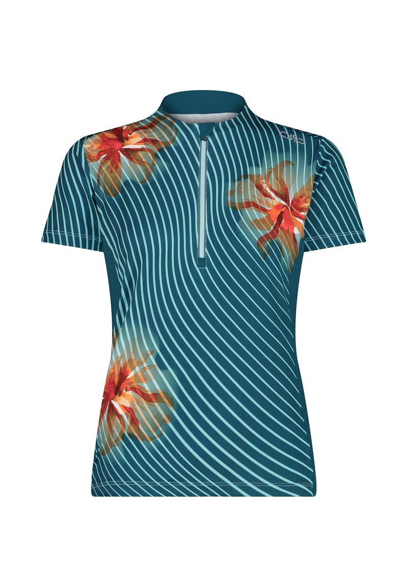 CMP Wielershirt turquoise CMP Wielershirt turquoise