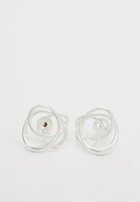 NURA WRAP STUD EARRINGS - Øreringe - silver-coloured