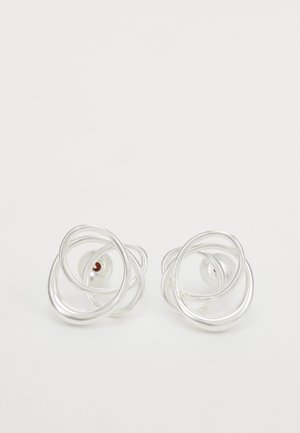 Monica Vinader NURA WRAP STUD EARRINGS - Korvakorut - silver-coloured