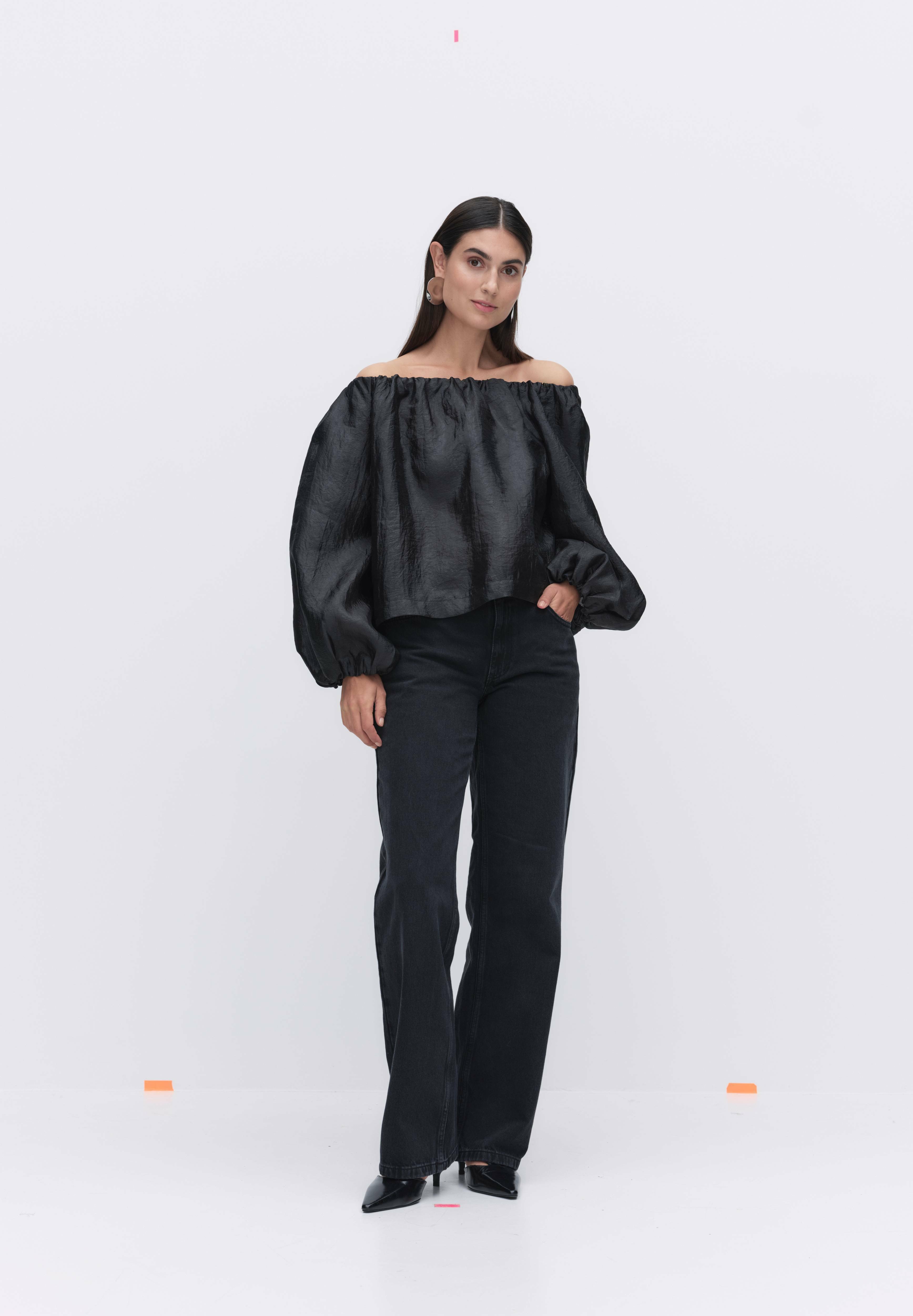 STOCKH LM Studio STASIA OFF-SHOULDER - Blouse - black/zwart