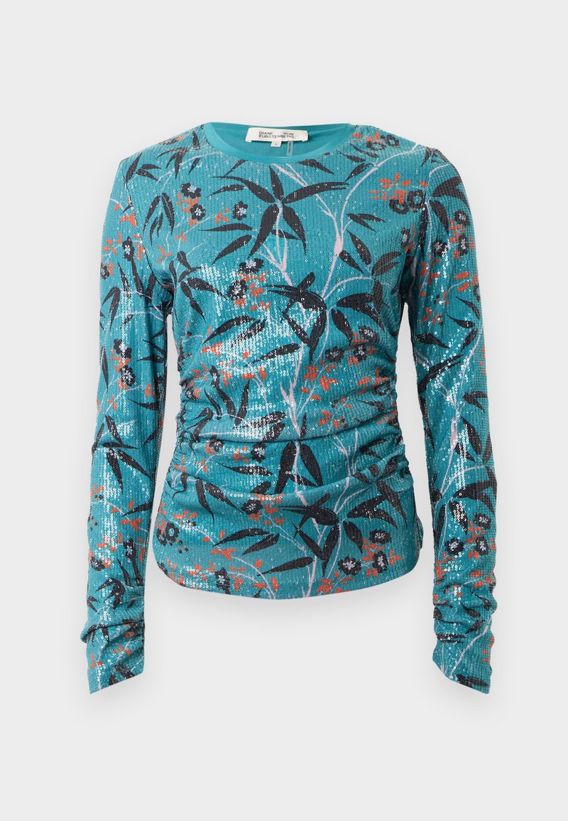 Diane von Furstenberg Longsleeve blauw Diane von Furstenberg Longsleeve blauw