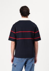 Tommy Hilfiger AMERICANA COLOUR BLOCK RUGBY UNISEX - Polo shirt - desert sky