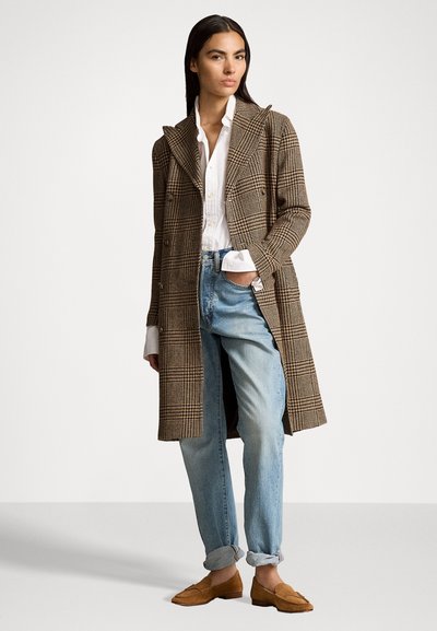 Polo Ralph Lauren PLAID WOOL TWILL TRENCH COAT - Palton clasic - brown/tan