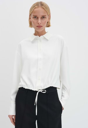 O-SHAPE CROPPED - Hemdbluse - milk