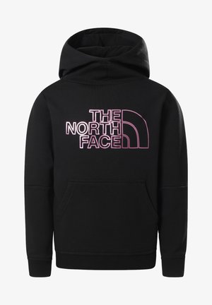 G DREW PEAK P/O HOODIE 2.0 - Jersey con capucha - tnf black/sweet violet