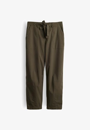 OPUS, RELAXED OVAL LEG - Cargo trousers - deep green