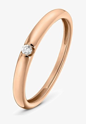 CHRIST Ring - roségold-coloured