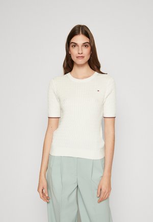 CABLE - T-Shirt basic - ecru