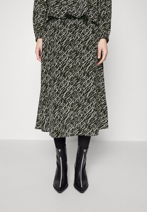 DRYKORN ATTRA - Jupe trapèze - black