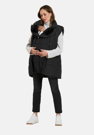 REGULAR FIT- 3-IN-1 MATERNITY BABYWEARING - Weste - black