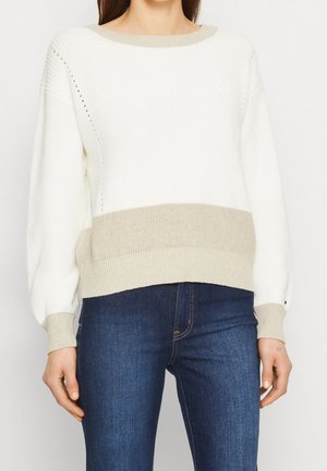 Tommy Hilfiger, Pullover - white