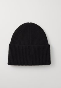 Davida Cashmere FOLD - Adīta cepure - black