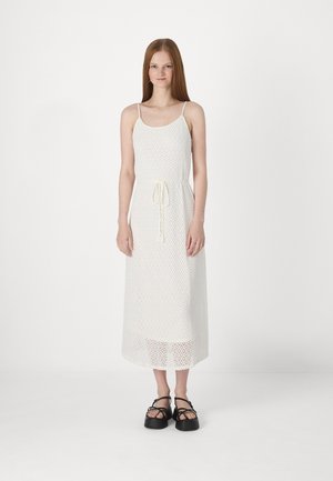 VILIBERINA U-NECK MIDI SLIP  - Jurk - egret