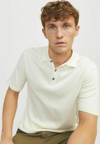 Jack & Jones Polo majica - cloud dancer