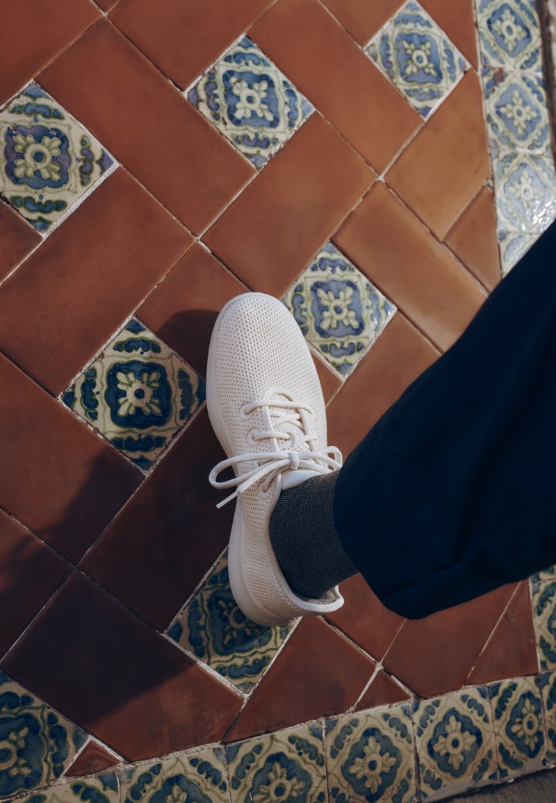 Allbirds TREE RUNNERS - Sneakers basse - kaikoura white /white sole
