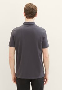 TOM TAILOR BASIC WITH CONTRAST - Pikeepaita - dark shadow