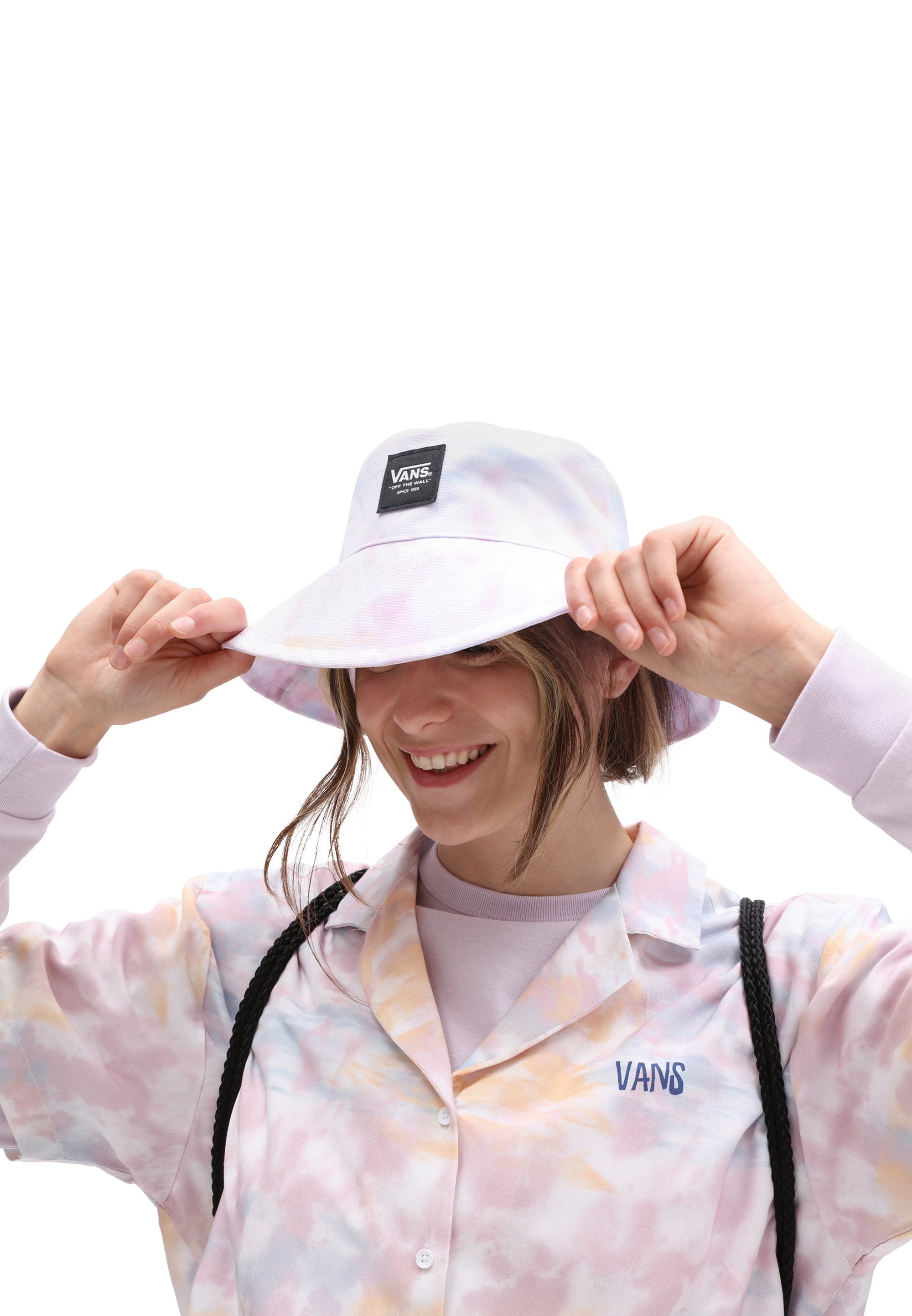 Vans WM STEP UP BUCKET HAT - Cappello - tri dye/multicolore - Zalando.it