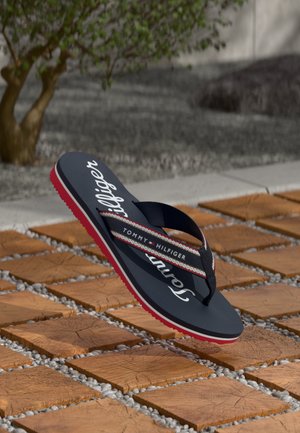 GRAPHIC BEACH - Pool shoes - space blue