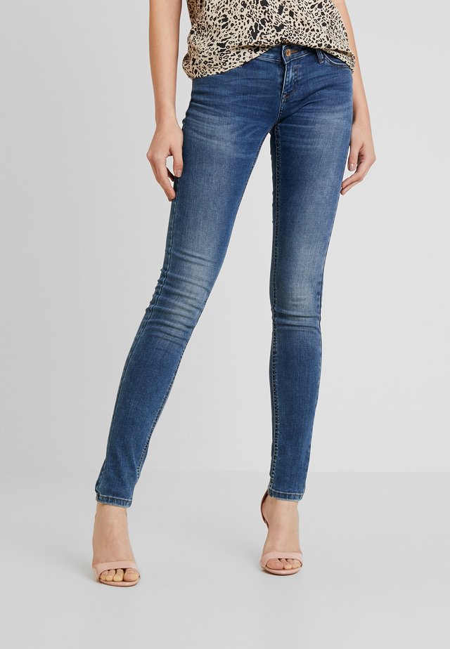 ONLCORAL SUPERLOW - Jeans Skinny Fit - dark blue denim