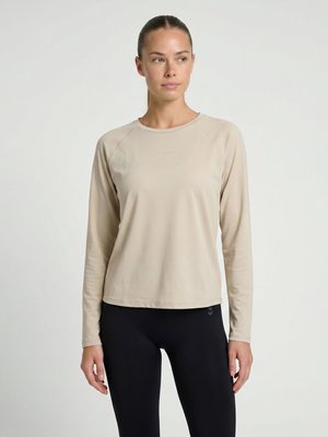 Hummel, HUMMEL HMLVANJA TECH T-SHIRT L/S - Langærmet T-shirt - overcast