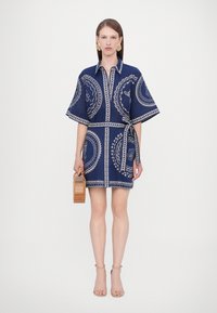 Alemais OCEANE MINI DRESS - Shirt dress - navy/dark blue - Zalando.co.uk