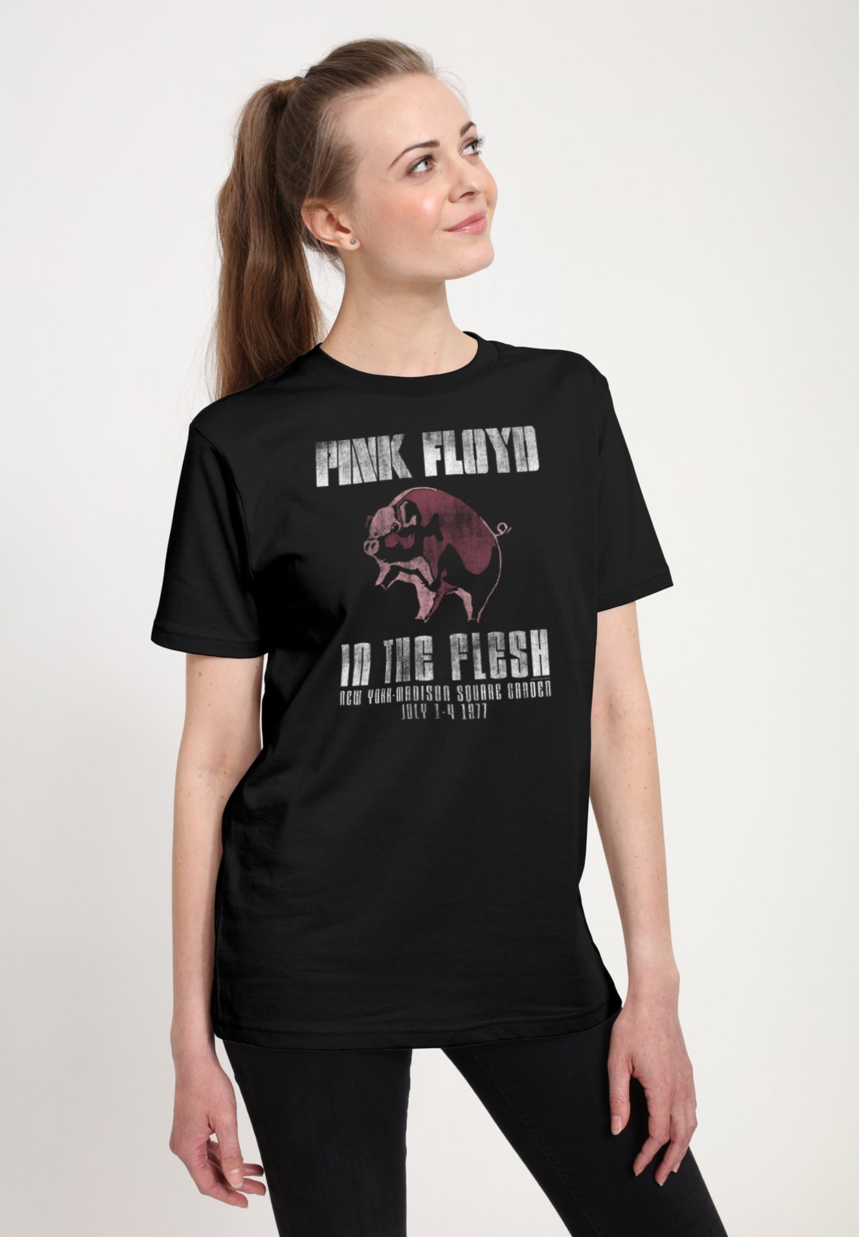 Henry Tiger PINK FLOYD IN THE FLESH - T-shirt con stampa - black 