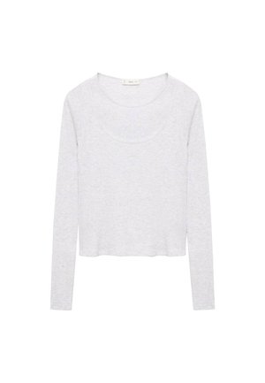 TEEN - Top dugih rukava - mottled light grey