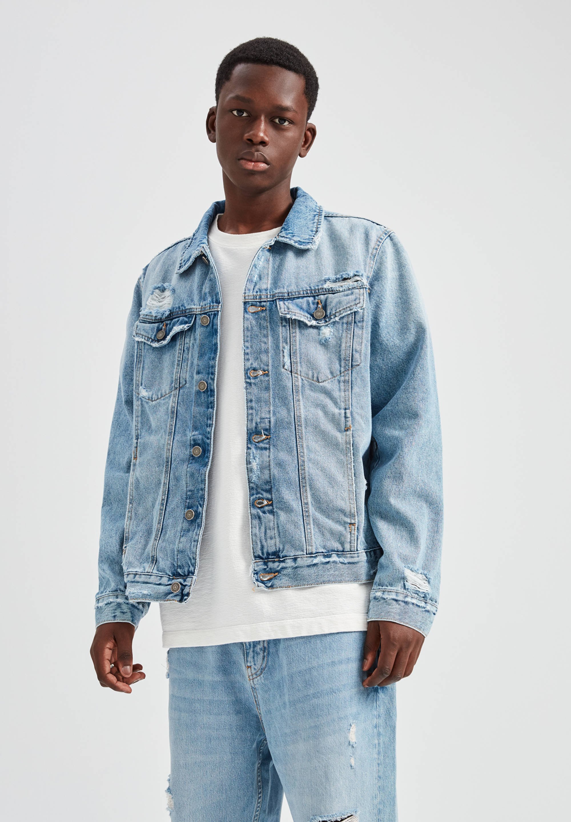 PULL&BEAR Jeansjacka blue Zalando.se PULL&BEAR Jeansjacka blue Zalando.se