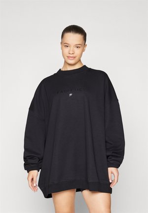 COZY OVERSIZED MOCK NECK  - Mikina - black