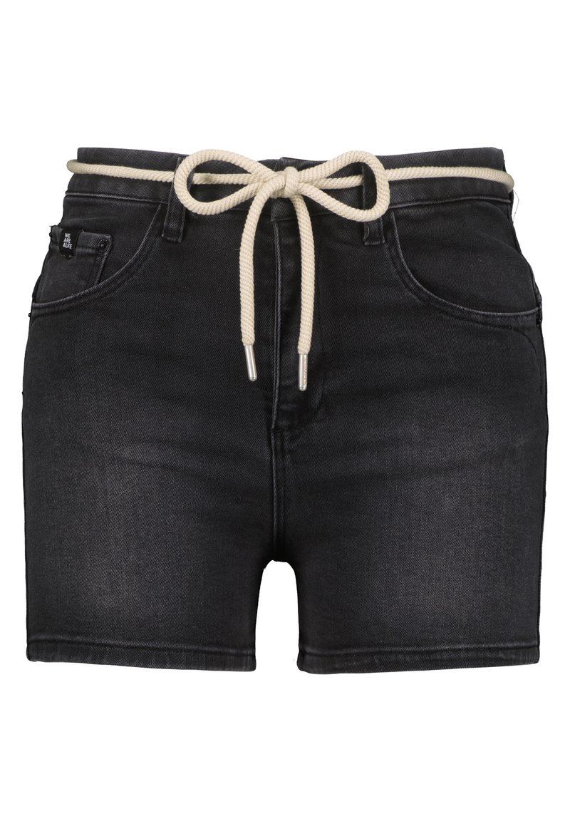 alife & kickin Jeansshort zwart denim/blackdenim