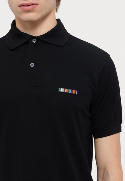 Paul Smith MULTI STRIPE - Polo - black