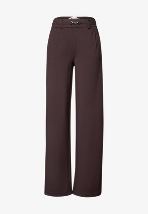 Street One, HIGH WAIST STRAIGHT LEG HOSE IM CASUAL FIT - Pantalon classique - ruby vine