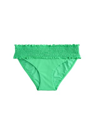 Next, REGULAR FIT - SHIRRED HIGH LEG BIKINI BOTTOMS  . - Bikinibukser - green