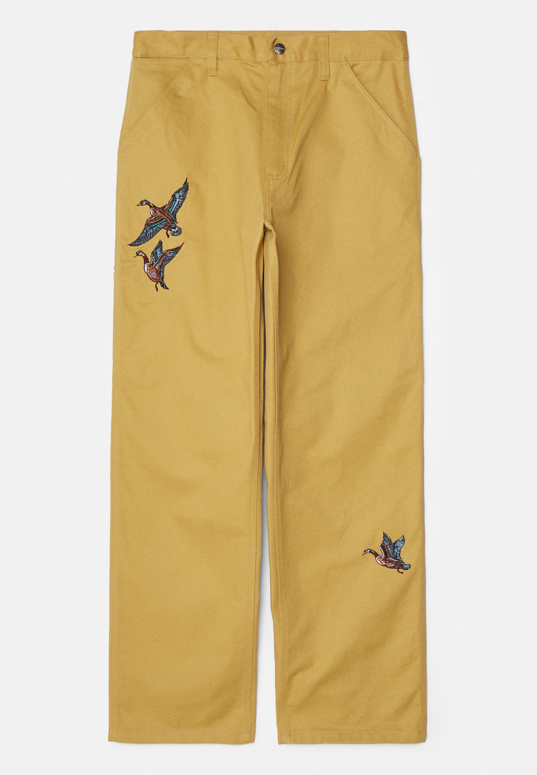 Carhartt WIP DUCKS SINGLE KNEE PANT - Pantaloni - bourbon/bej