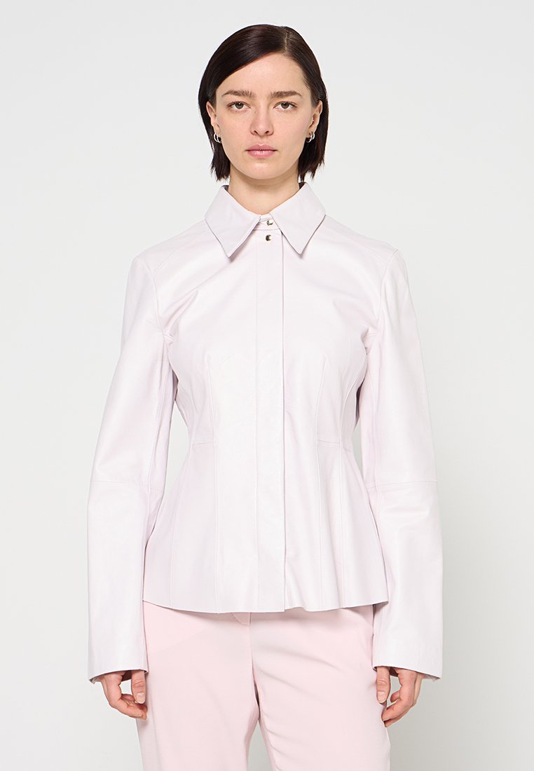 RIANI Leren jas roze