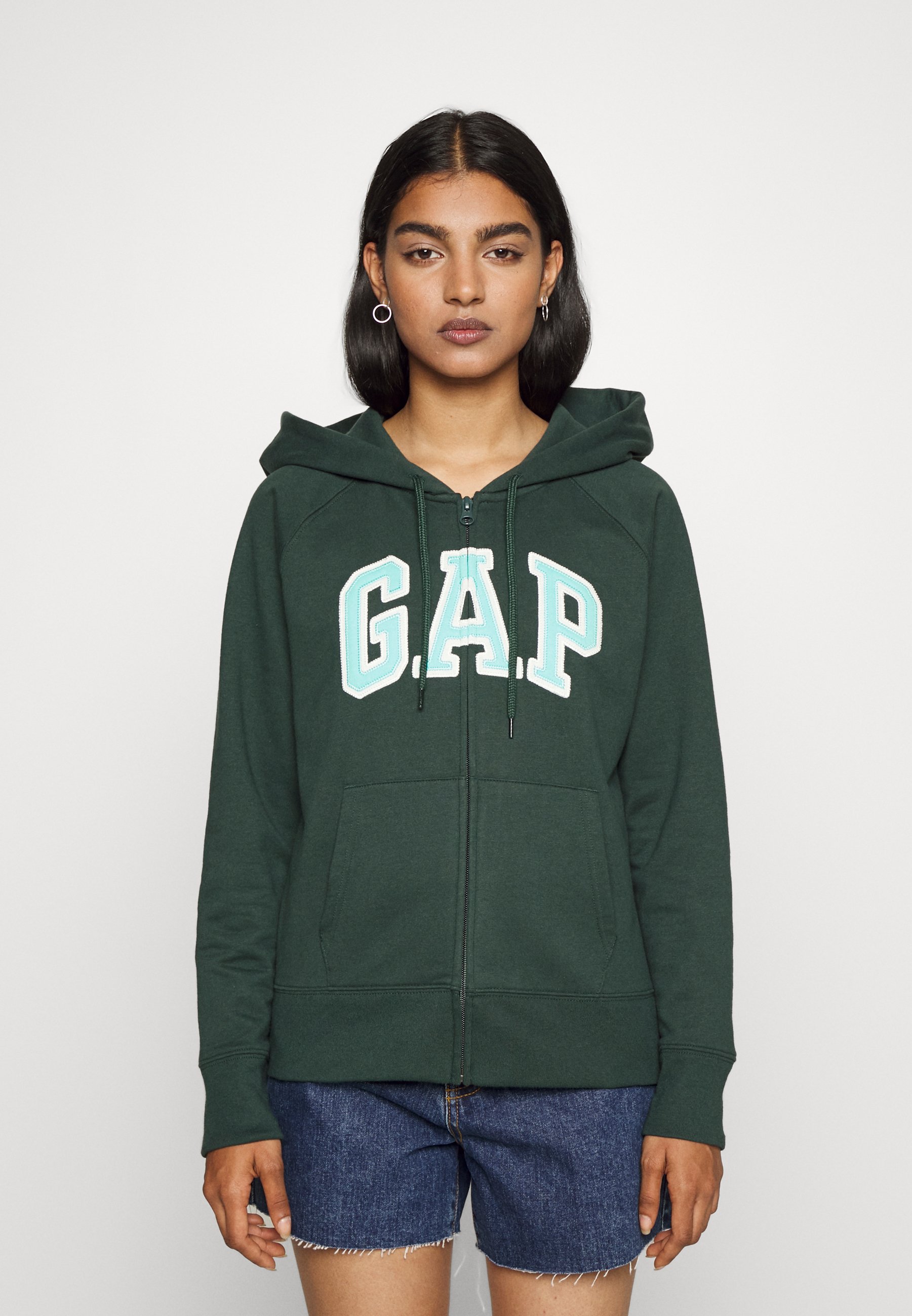 GAP Petite Zip-up sweatshirt - campus 