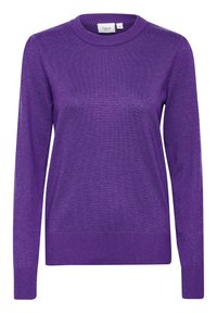 Saint Tropez Stickad tröja - purple