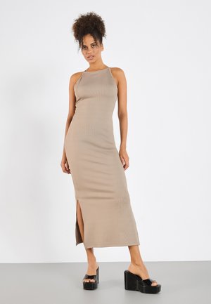 Denné šaty - taupe grey