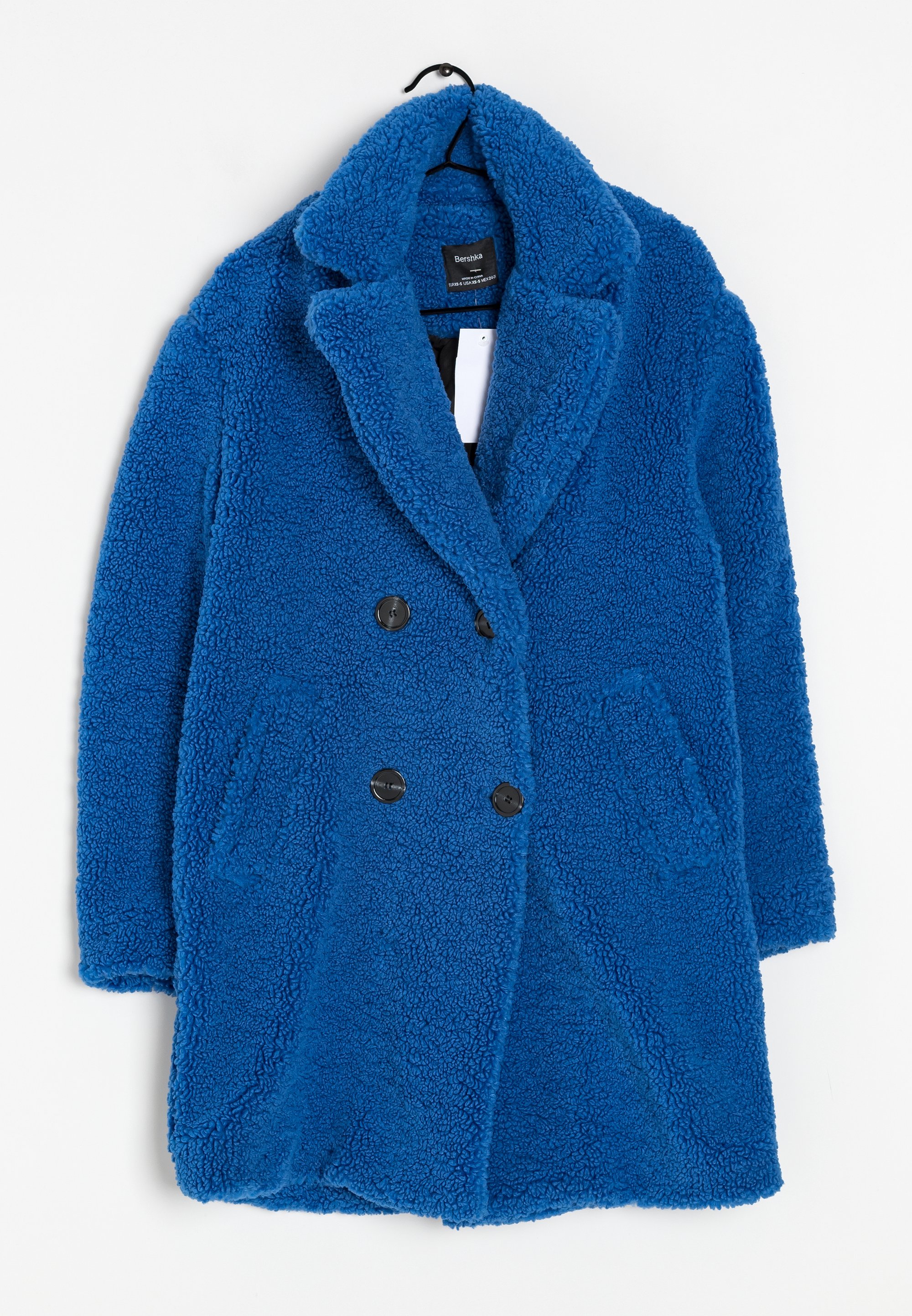 Damen Bershka Bershka Teddy Mantel Lange Jas Teddy Mantel P&c