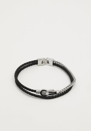 SAILOR KNOT UNISEX - Rannekoru - silver-coloured/black