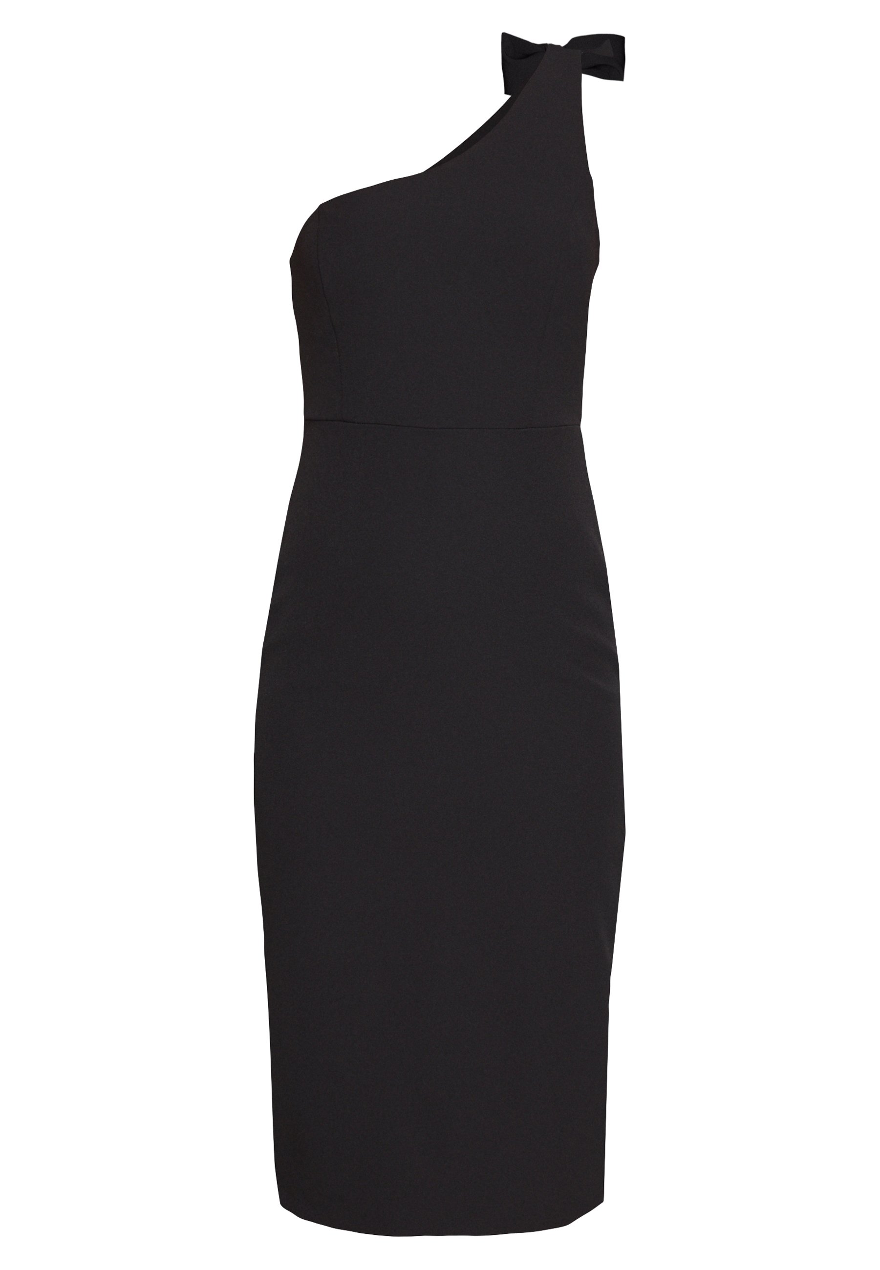 Trendyol SIYAH Fodralklänning black Zalando.se Trendyol SIYAH Stickad klänning gray Zalando.se