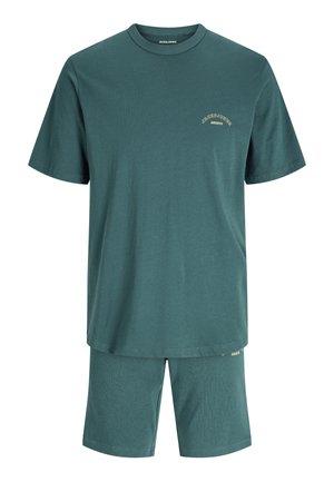 Jack & Jones, JJCOLLEGE LOGO TEE SET - Shorts - atlantic deep