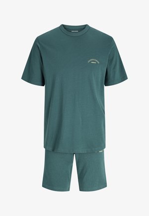 Jack & Jones, JJCOLLEGE LOGO TEE SET - Shorts - atlantic deep