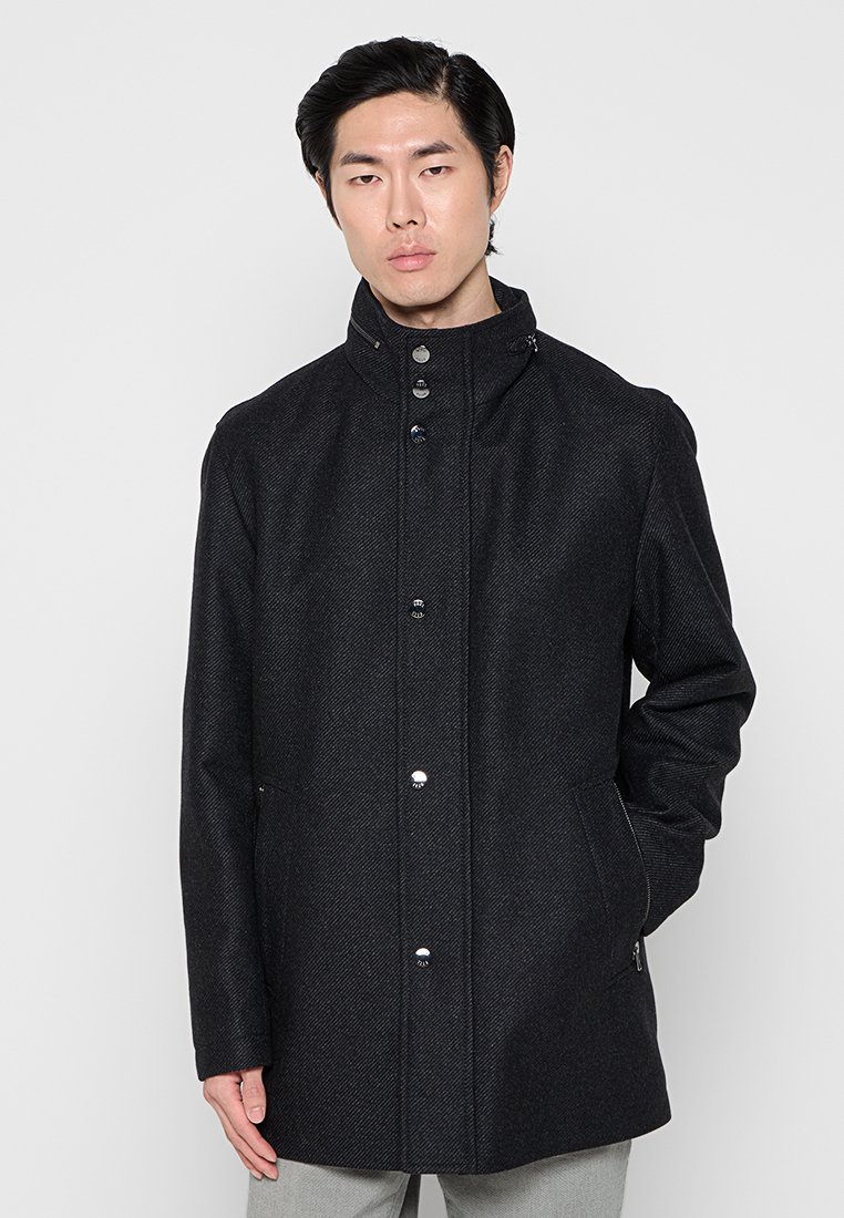 Boss Mantel donkergrijs