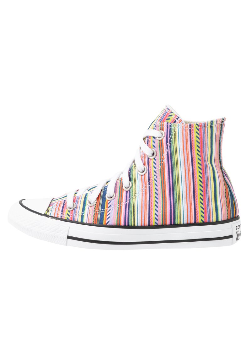 Damen Sneaker low | Converse CHUCK TAYLOR ALL STAR Sneaker high white/multicolor/black/weiß - CI60523 Damen Sneaker low | Converse CHUCK TAYLOR ALL STAR Sneaker high white/multicolor/black/weiß - CI60523